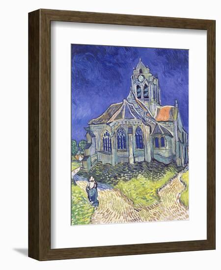 The Church at Auvers-Sur-Oise, 1890-Vincent van Gogh-Framed Giclee Print