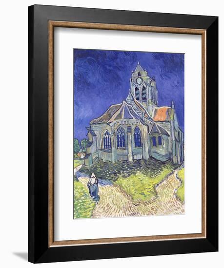 The Church at Auvers-Sur-Oise, 1890-Vincent van Gogh-Framed Giclee Print