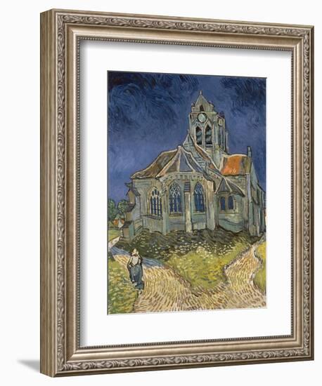 The Church at Auvers-Sur-Oise, 1890-Vincent van Gogh-Framed Giclee Print