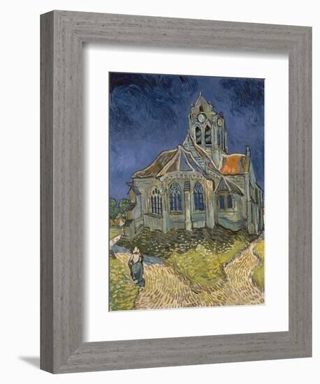 The Church at Auvers-Sur-Oise, 1890-Vincent van Gogh-Framed Giclee Print