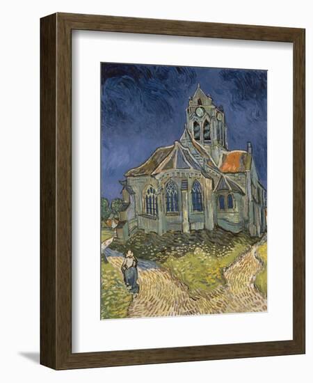 The Church at Auvers-Sur-Oise, 1890-Vincent van Gogh-Framed Giclee Print