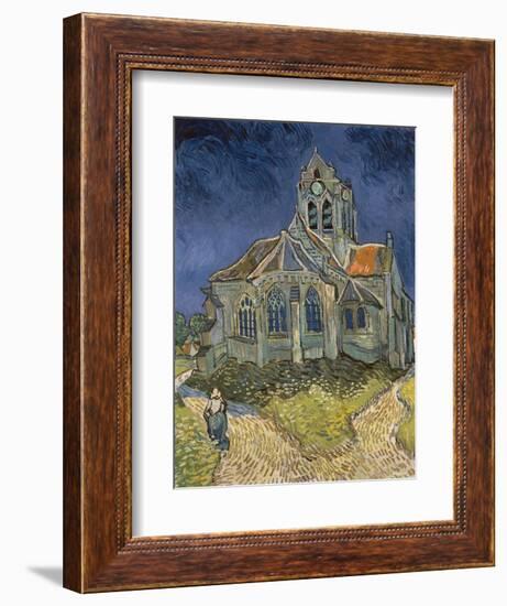 The Church at Auvers-Sur-Oise, 1890-Vincent van Gogh-Framed Giclee Print