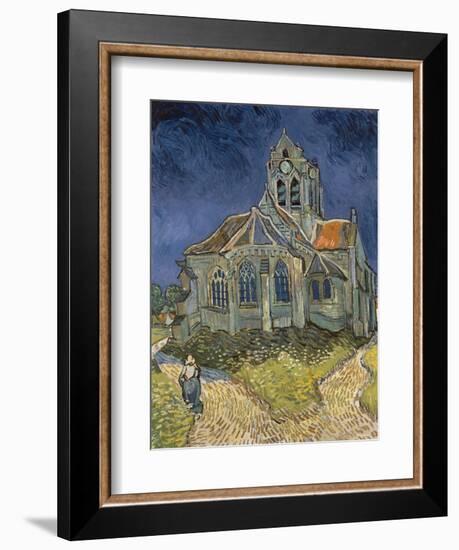 The Church at Auvers-Sur-Oise, 1890-Vincent van Gogh-Framed Giclee Print