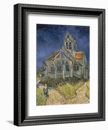 The Church at Auvers-Sur-Oise, 1890-Vincent van Gogh-Framed Giclee Print