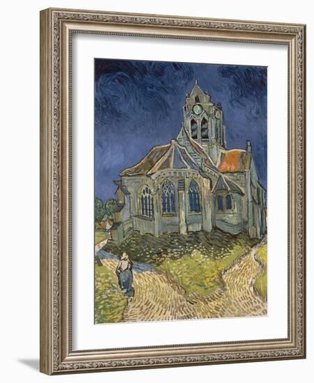 The Church at Auvers-Sur-Oise, 1890-Vincent van Gogh-Framed Giclee Print