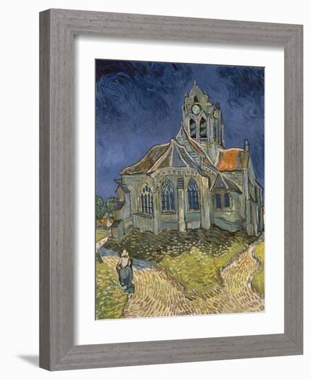 The Church at Auvers-Sur-Oise, 1890-Vincent van Gogh-Framed Giclee Print