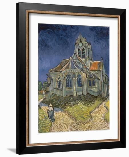 The Church at Auvers-Sur-Oise, 1890-Vincent van Gogh-Framed Giclee Print