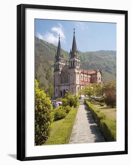 The Church at Covadonga, Asturias, Spain, Europe-null-Framed Photographic Print