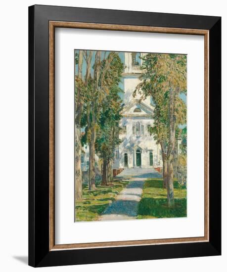 The Church at Gloucester, 1918-Childe Hassam-Framed Giclee Print