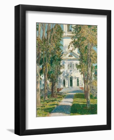 The Church at Gloucester, 1918-Childe Hassam-Framed Giclee Print