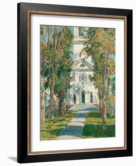 The Church at Gloucester, 1918-Childe Hassam-Framed Giclee Print