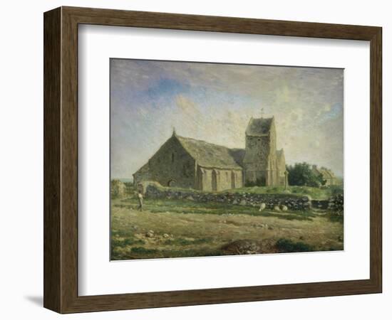 The Church at Gréville, 1871/1874-Jean-François Millet-Framed Giclee Print