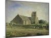 The Church at Gréville, 1871/1874-Jean-François Millet-Mounted Giclee Print