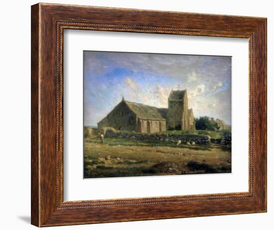 The Church at Greville, C1871-1874-Jean Francois Millet-Framed Giclee Print