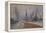 The Church at Jeufosse in Winter-Claude Monet-Framed Premier Image Canvas