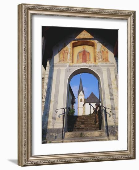 The Church at Maria Worth, Karnten, Austria-Walter Bibikow-Framed Photographic Print