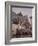 The Church at Moret in the Rain, 1894 (Oil on Canvas)-Alfred Sisley-Framed Giclee Print