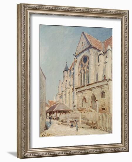 The Church at Moret-Alfred Sisley-Framed Giclee Print