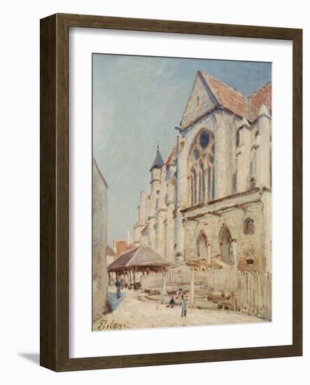 The Church at Moret-Alfred Sisley-Framed Giclee Print