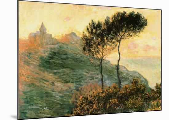 The Church at Varengeville, c.1882-Claude Monet-Mounted Art Print