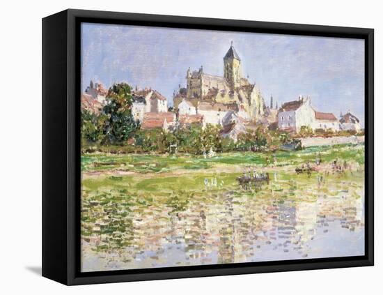 The Church at Vetheuil, 1880-Claude Monet-Framed Premier Image Canvas