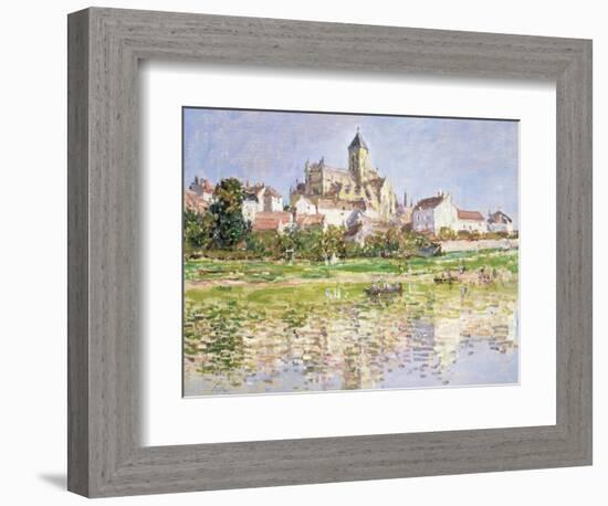 The Church at Vetheuil, 1880-Claude Monet-Framed Giclee Print