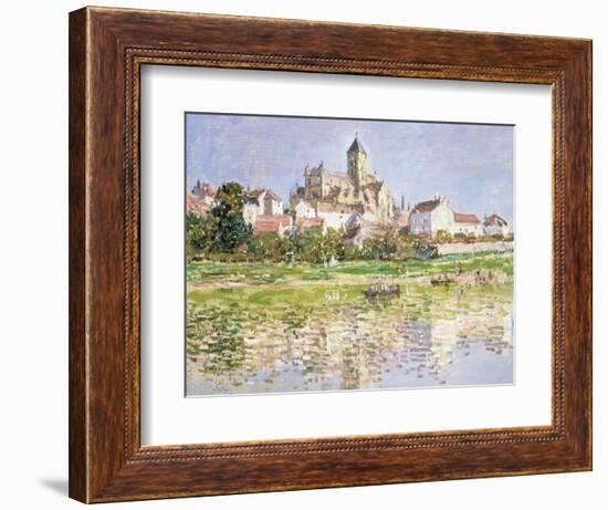 The Church at Vetheuil, 1880-Claude Monet-Framed Giclee Print