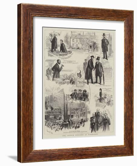 The Church Congress at Wakefield-Sydney Prior Hall-Framed Giclee Print