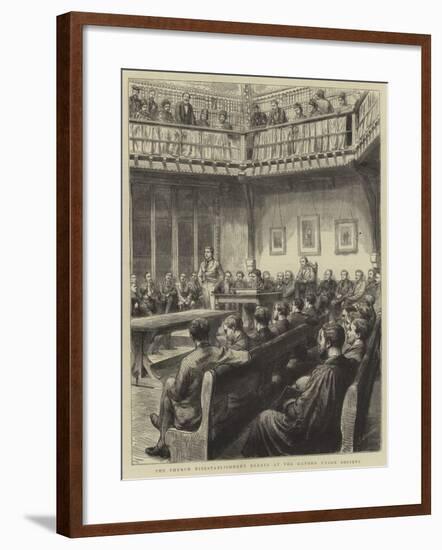 The Church Disestablishment Debate at the Oxford Union Society-Godefroy Durand-Framed Giclee Print