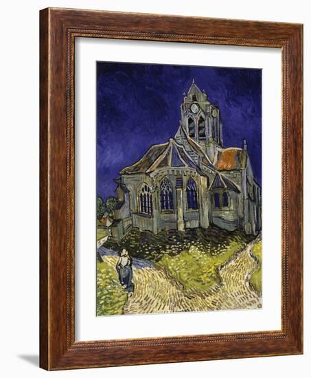 The Church in Auvers-Sur-Oise, c.1890-Vincent van Gogh-Framed Premium Giclee Print