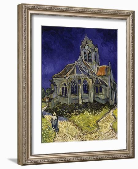 The Church in Auvers-Sur-Oise, c.1890-Vincent van Gogh-Framed Giclee Print