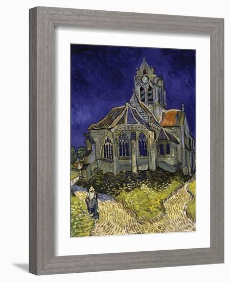 The Church in Auvers-Sur-Oise, c.1890-Vincent van Gogh-Framed Giclee Print