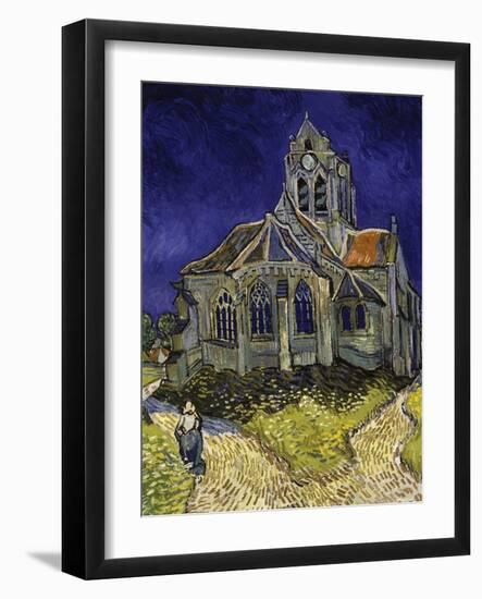 The Church in Auvers-Sur-Oise, c.1890-Vincent van Gogh-Framed Giclee Print