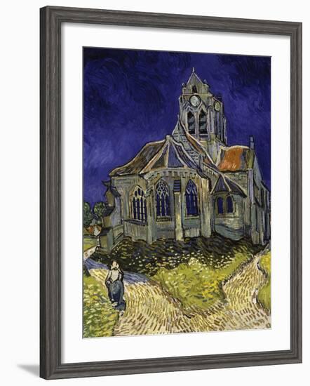 The Church in Auvers-Sur-Oise, c.1890-Vincent van Gogh-Framed Giclee Print