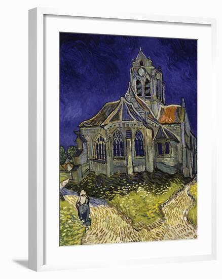 The Church in Auvers-Sur-Oise, c.1890-Vincent van Gogh-Framed Giclee Print