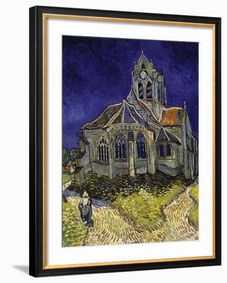 The Church in Auvers-Sur-Oise, c.1890-Vincent van Gogh-Framed Giclee Print