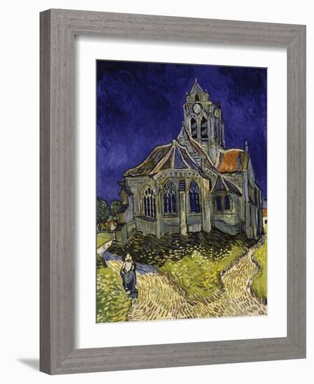 The Church in Auvers-Sur-Oise, c.1890-Vincent van Gogh-Framed Giclee Print