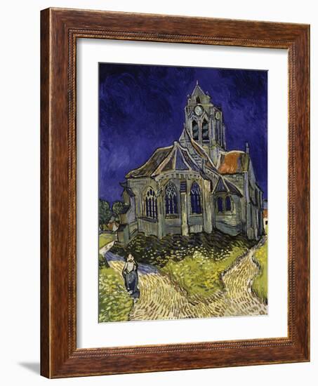 The Church in Auvers-Sur-Oise, c.1890-Vincent van Gogh-Framed Giclee Print