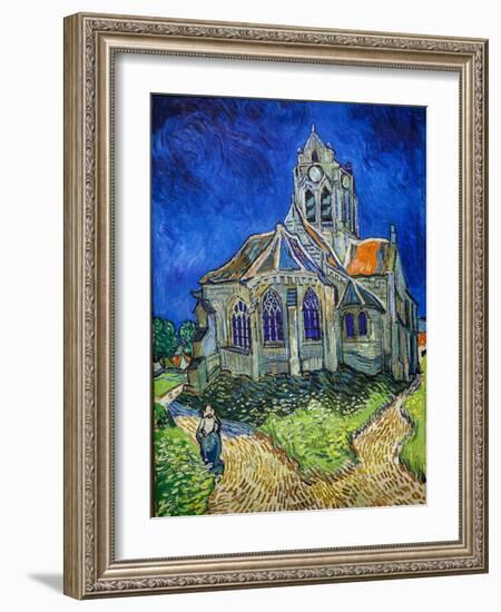 The Church in Auvers-Sur-Oise, View from the Chevet, 1890 (Oil on Canvas)-Vincent van Gogh-Framed Giclee Print