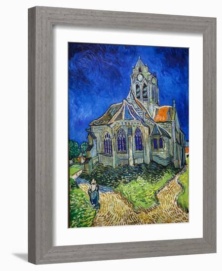 The Church in Auvers-Sur-Oise, View from the Chevet, 1890 (Oil on Canvas)-Vincent van Gogh-Framed Giclee Print