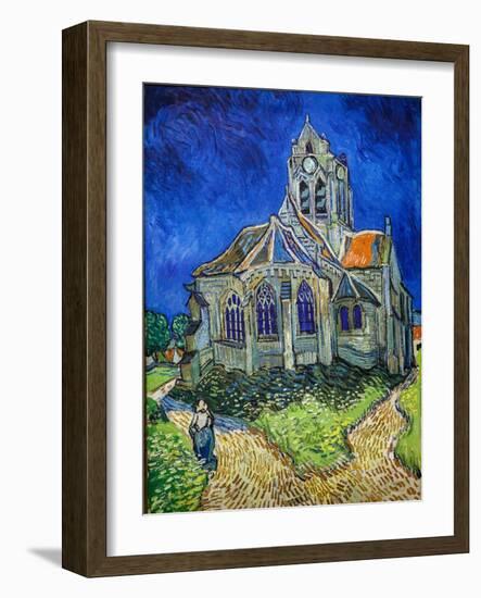 The Church in Auvers-Sur-Oise, View from the Chevet, 1890 (Oil on Canvas)-Vincent van Gogh-Framed Giclee Print