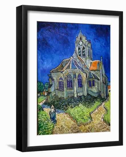 The Church in Auvers-Sur-Oise, View from the Chevet, 1890 (Oil on Canvas)-Vincent van Gogh-Framed Giclee Print