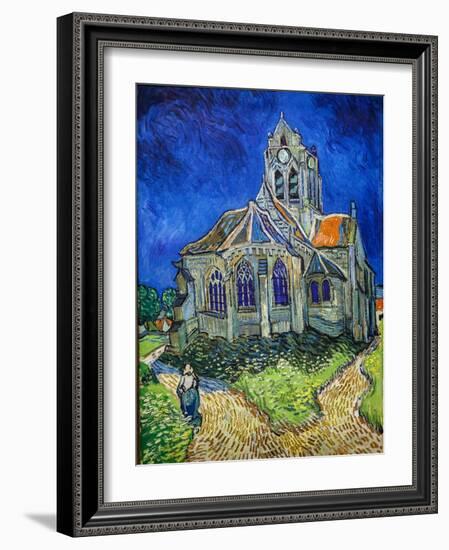 The Church in Auvers-Sur-Oise, View from the Chevet, 1890 (Oil on Canvas)-Vincent van Gogh-Framed Giclee Print