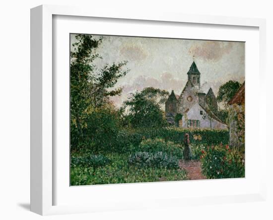 The Church in Knocke, 1894-Camille Pissarro-Framed Giclee Print