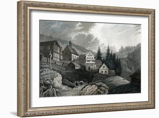 The Church Maria Schnee, Rigi, Switzerland, 1850-Martini-Framed Giclee Print