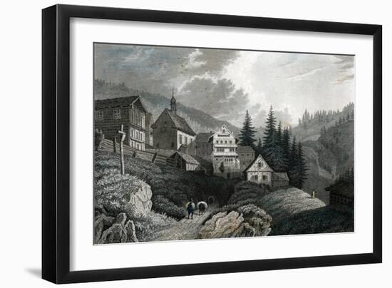 The Church Maria Schnee, Rigi, Switzerland, 1850-Martini-Framed Giclee Print