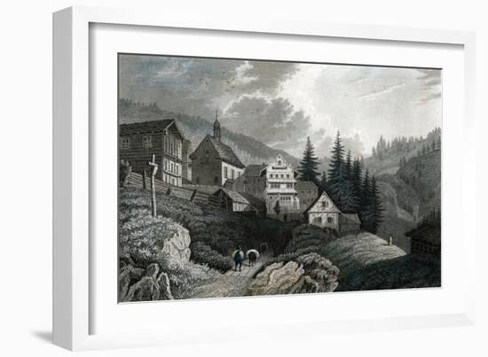 The Church Maria Schnee, Rigi, Switzerland, 1850-Martini-Framed Giclee Print