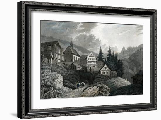 The Church Maria Schnee, Rigi, Switzerland, 1850-Martini-Framed Giclee Print