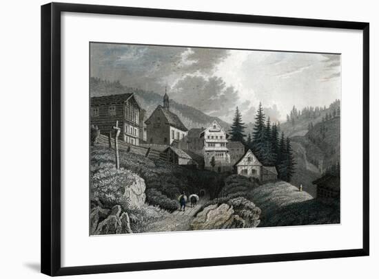 The Church Maria Schnee, Rigi, Switzerland, 1850-Martini-Framed Giclee Print