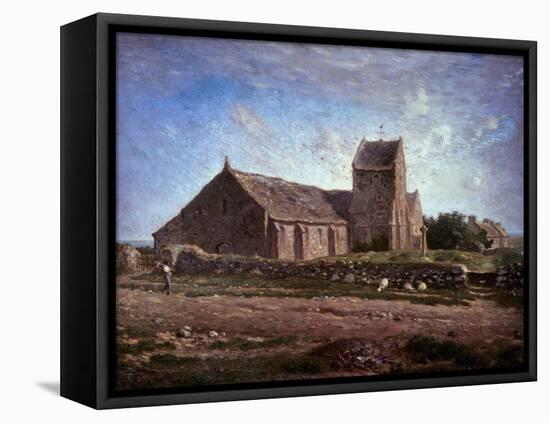 The Church of Greville, 1871-1874-Jean-François Millet-Framed Premier Image Canvas